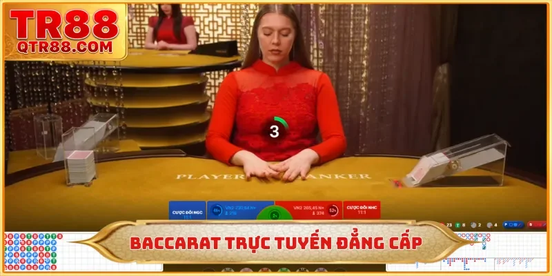 Baccarat Trực Tuyến - Không Gian Giải Trí Đẳng Cấp Trên TR88