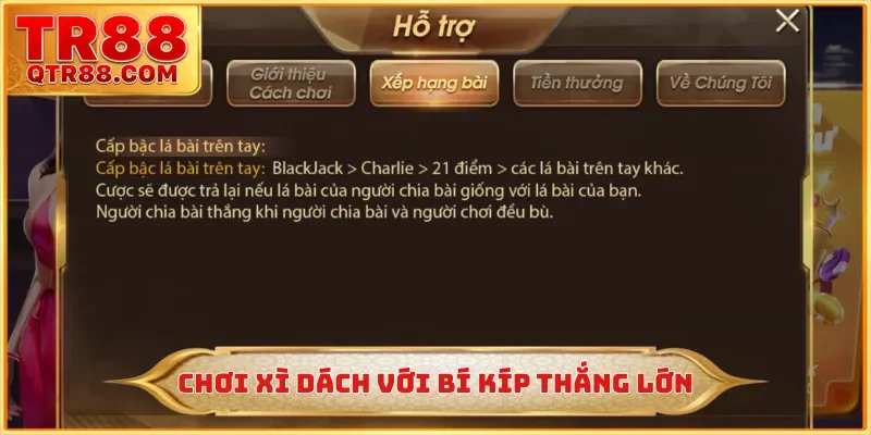 Chơi xì dách với bí kíp thắng lớn