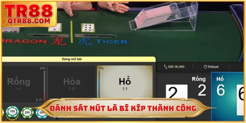 Đánh sát nút là bí kíp thành công