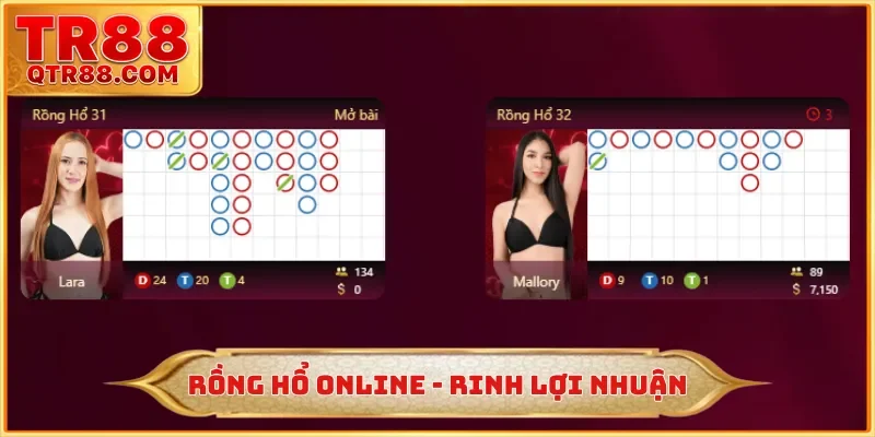 Rồng Hổ Online - Rinh Ngay Lợi Nhuận 85% Tại Nhà Cái TR88