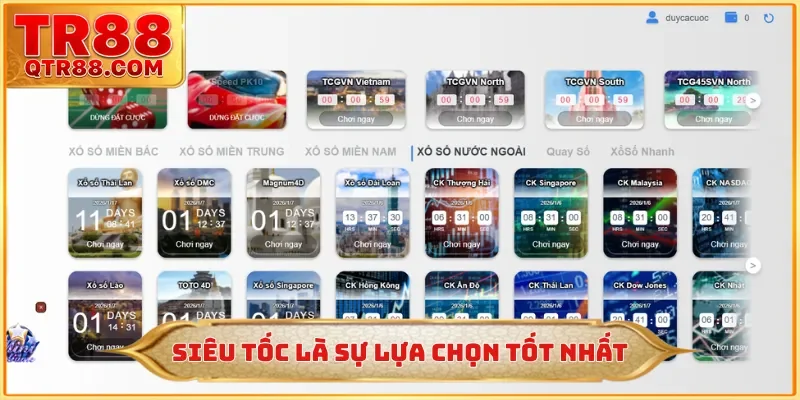 Siêu tốc là sự lựa chọn tốt nhất