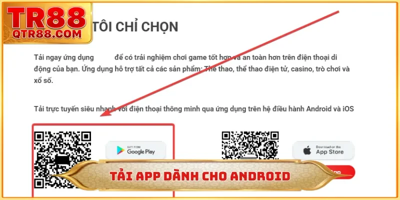 Tải app dành cho Android