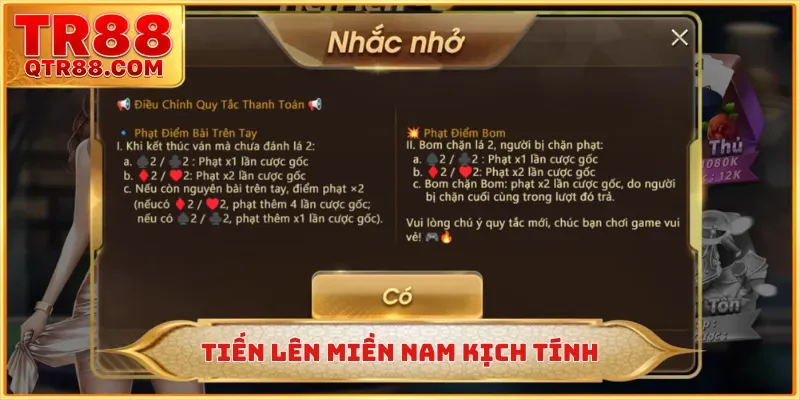 Tiến lên miền Nam kịch tính